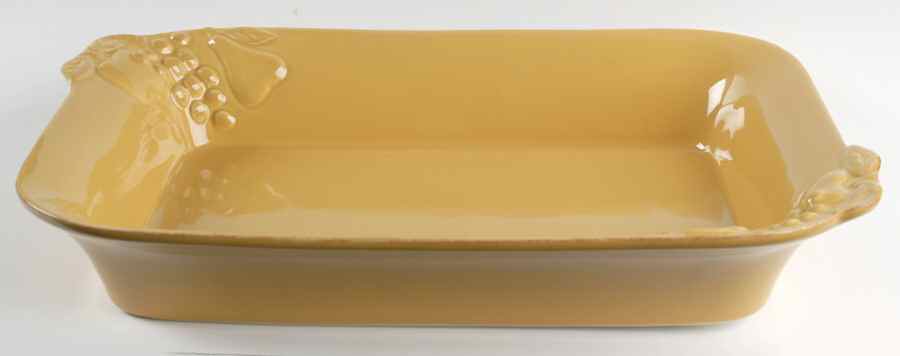 Madeira Harvest (Honey) 14" Rectangular Baker by Casafina-1