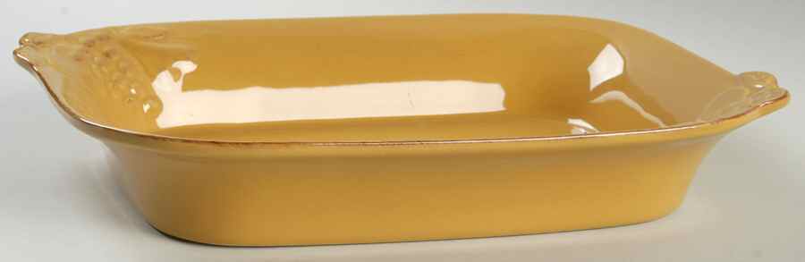 Madeira Harvest (Honey) 11" Rectangular Baker by Casafina-1