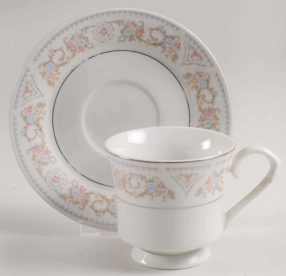 CCL4 Footed Cup & Saucer Set by China Classic-1