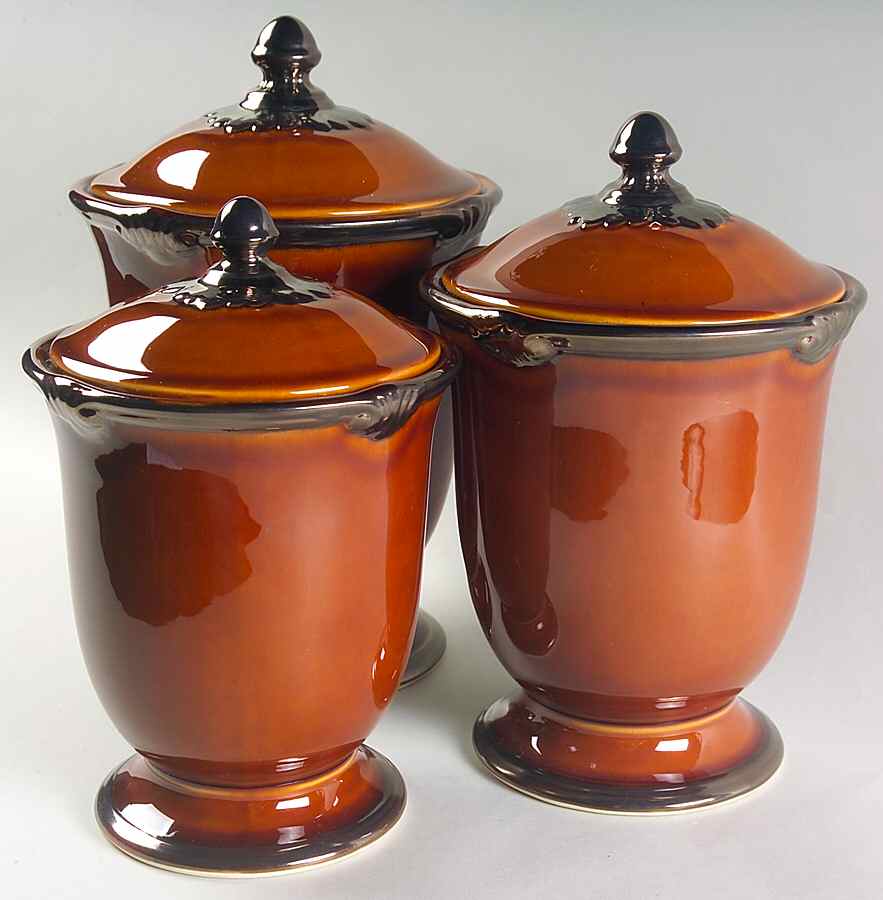 Embassy Brown (3 Piece) Canister Set (Box Set) by Certified International-1