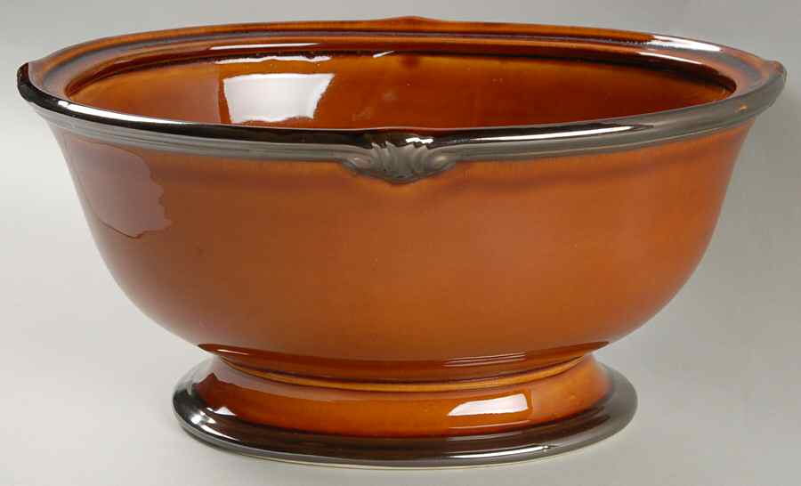 Embassy Brown Oval Tureen No Lid by Certified International-1