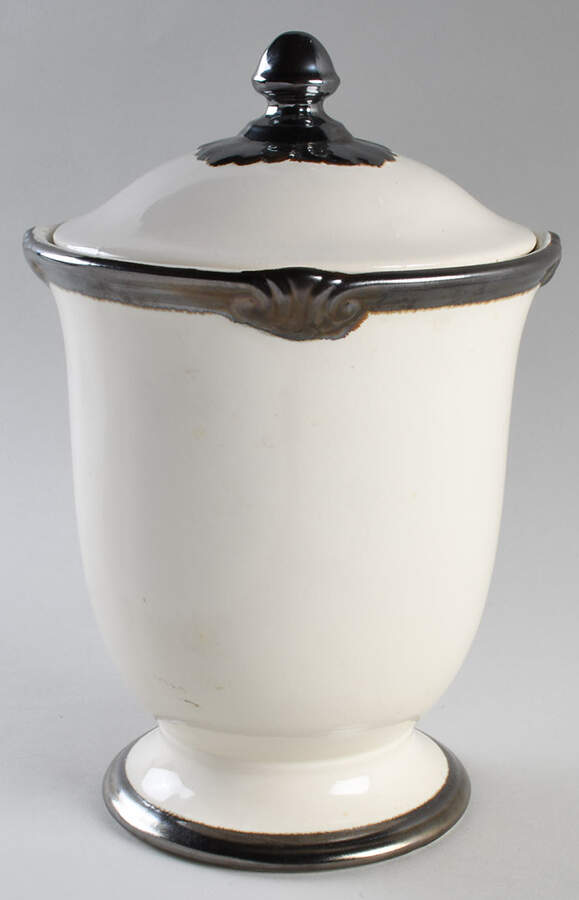Embassy Ivory Medium Canister & Lid by Certified International-1