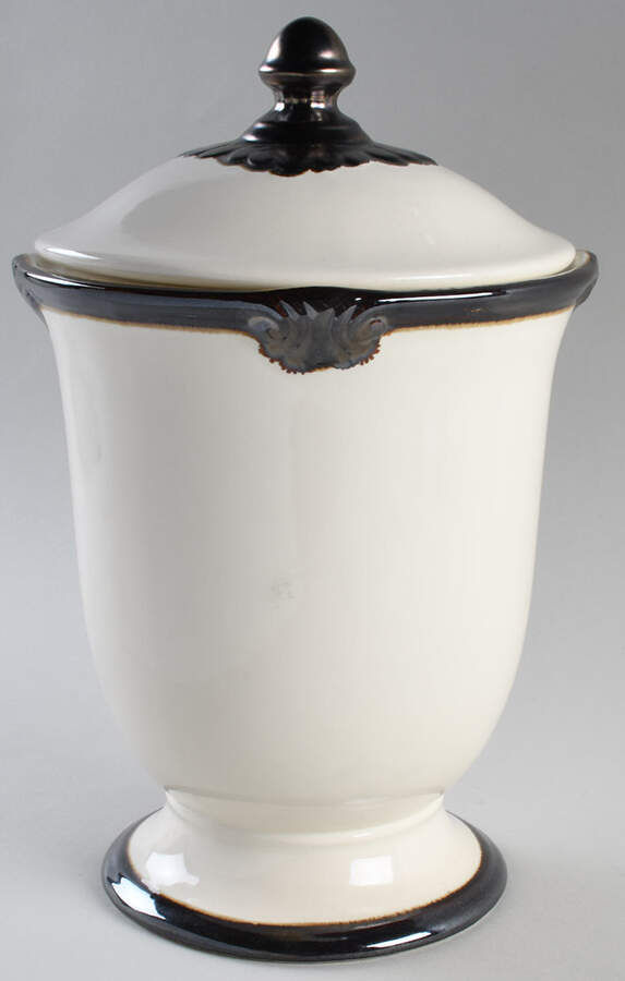 Embassy Ivory Large Canister & Lid by Certified International-1