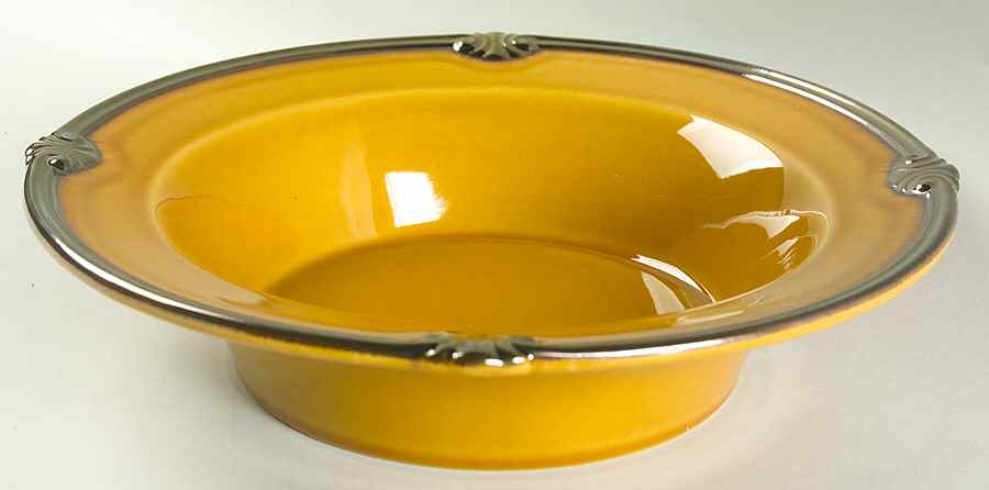 Embassy Gold 11" Round Vegetable Bowl by Certified International-1