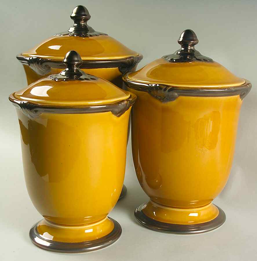 Embassy Gold (3 Piece) Canister Set (Box Set) by Certified International-1