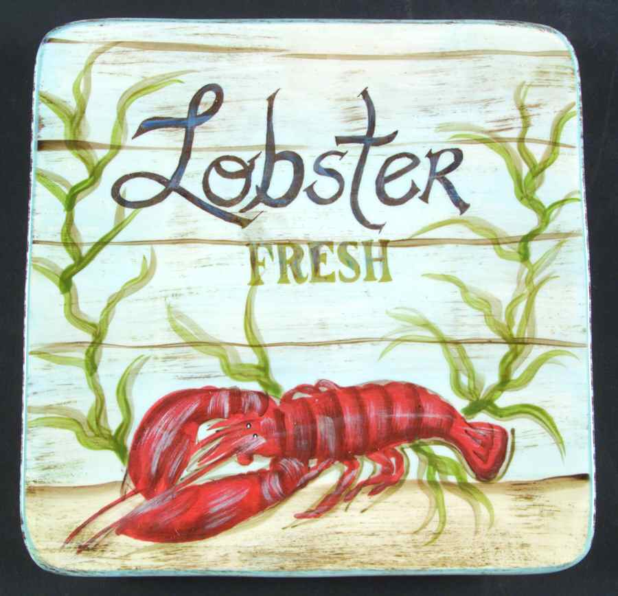 Fisherman's Catch Dessert/Pie Plate by Certified International-1