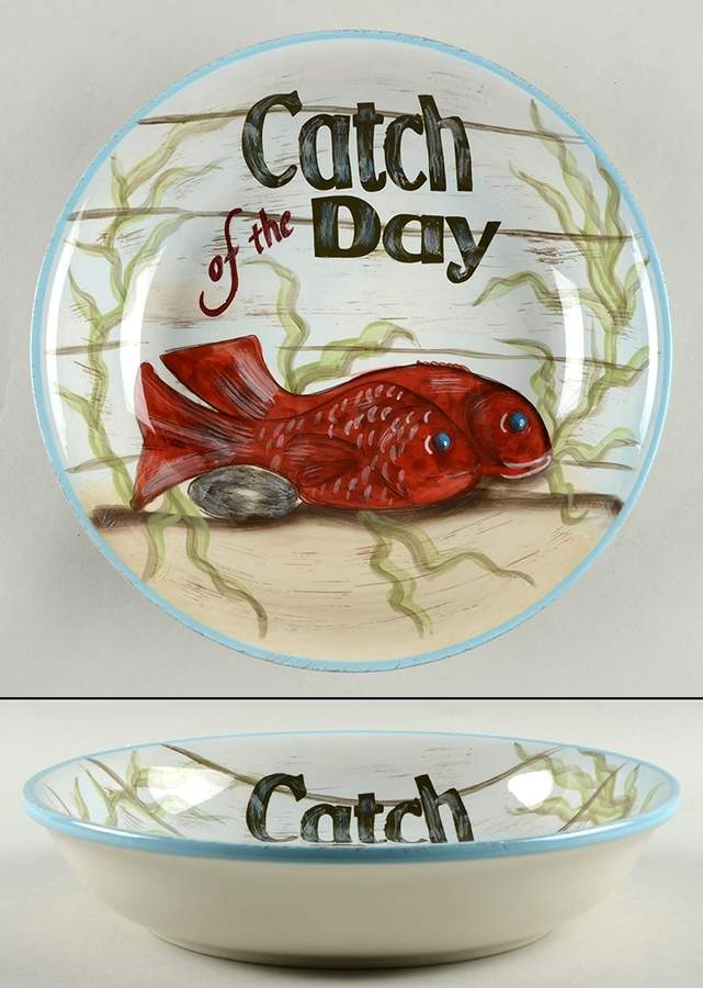 Fisherman's Catch 9" Soup/Pasta Bowl by Certified International-1