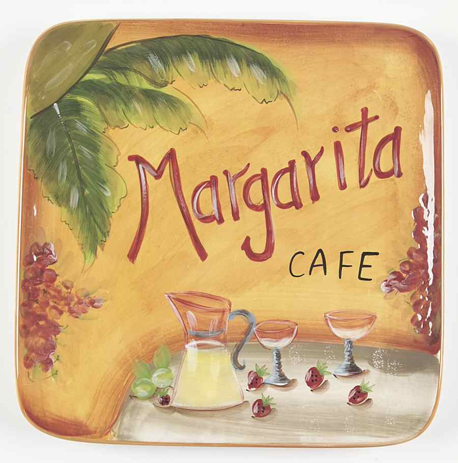 Key West 13" Square Serving Platter by Certified International-1