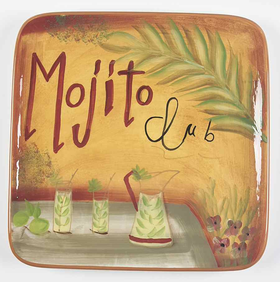 Key West 13" Square Serving Platter by Certified International-1