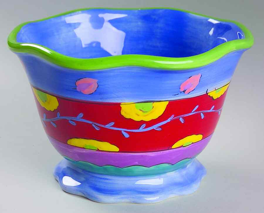 Floral Brights Individual Ice Cream Dish by Certified International-1
