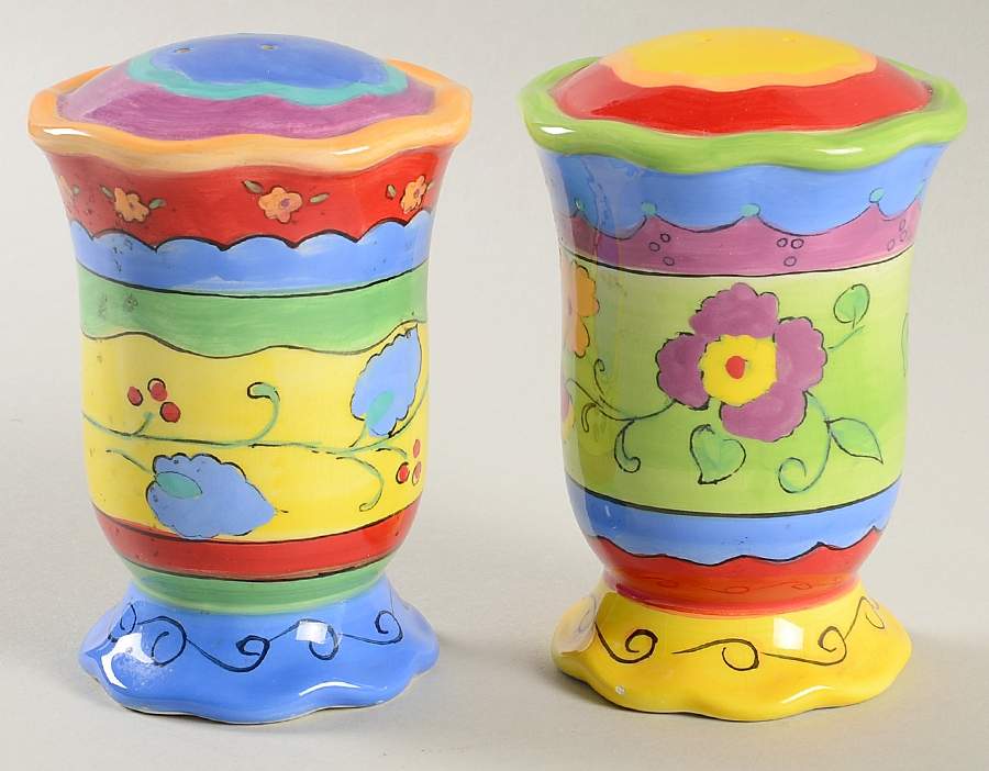 Floral Brights Salt & Pepper Set by Certified International-1