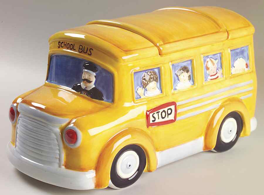 School Days Figural Cookie Jar & Lid by Certified International-1