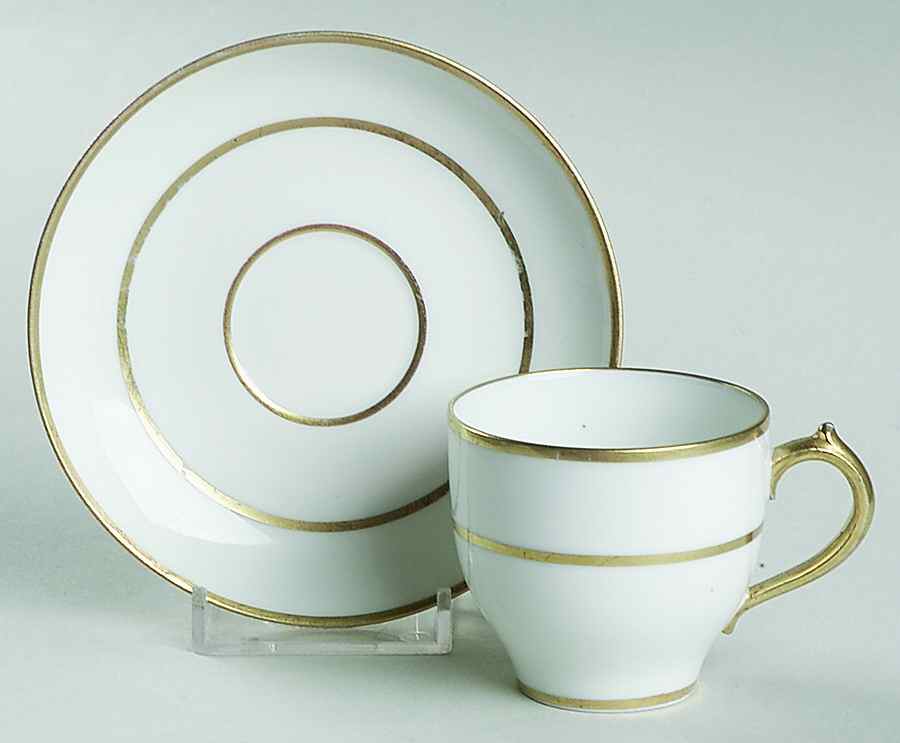 CHF1332 Flat Demitasse Cup & Saucer Set by Charles Field Haviland-1
