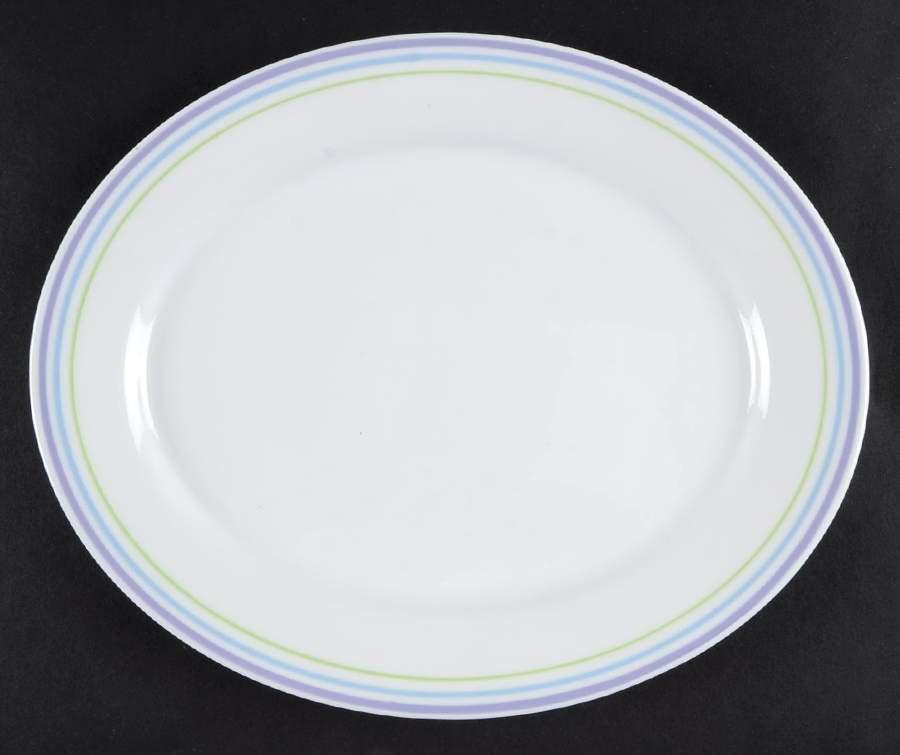Moonglow (Corelle) 9" Oval Serving Platter by Corning Corelle-1