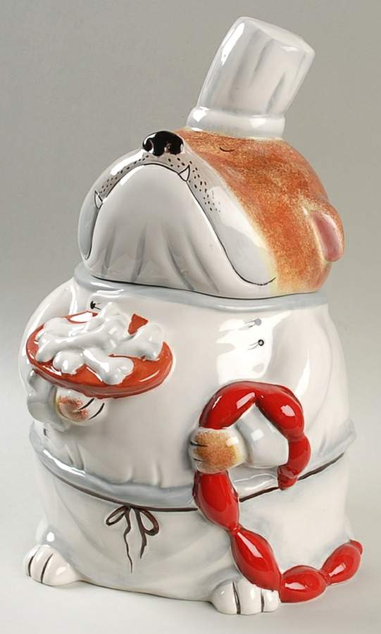 Bone Appetit Treat Jar & Lid by Certified International-1