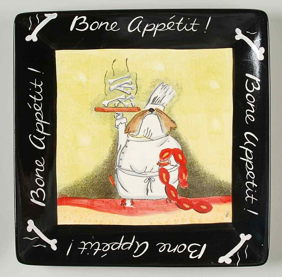 Bone Appetit Dessert/Pie Plate by Certified International-1