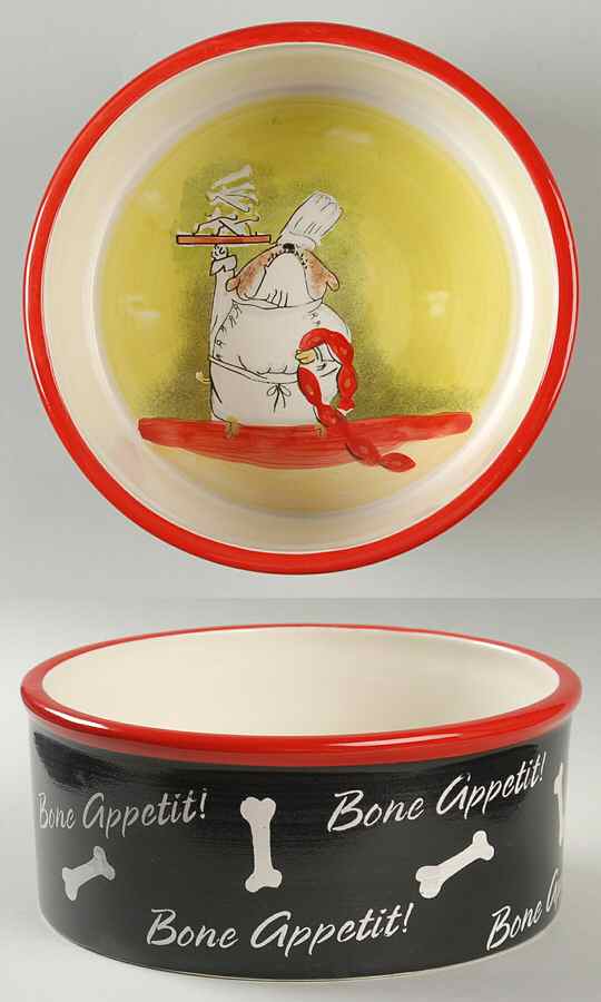 Bone Appetit Pet Bowl by Certified International-1