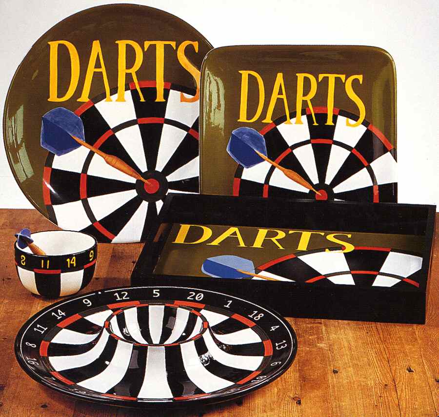 Gaming Darts 16" Chop Plate (Round Platter) by Certified International-1