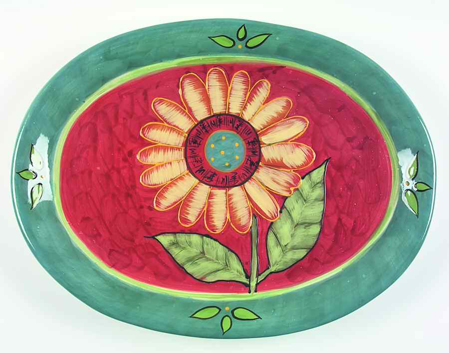 Charlotte 18" Oval Serving Platter by Certified International-1