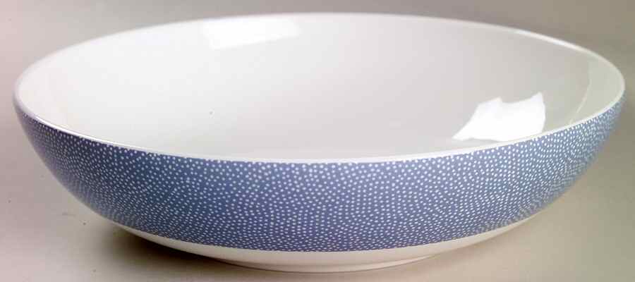 Blue Stencil Soup/Cereal Bowl by Calvin Klein-1