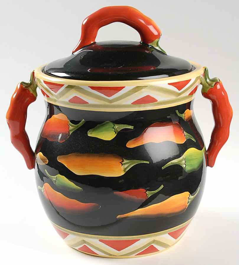 Caliente Figural Cookie Jar & Lid by Clay Art-1