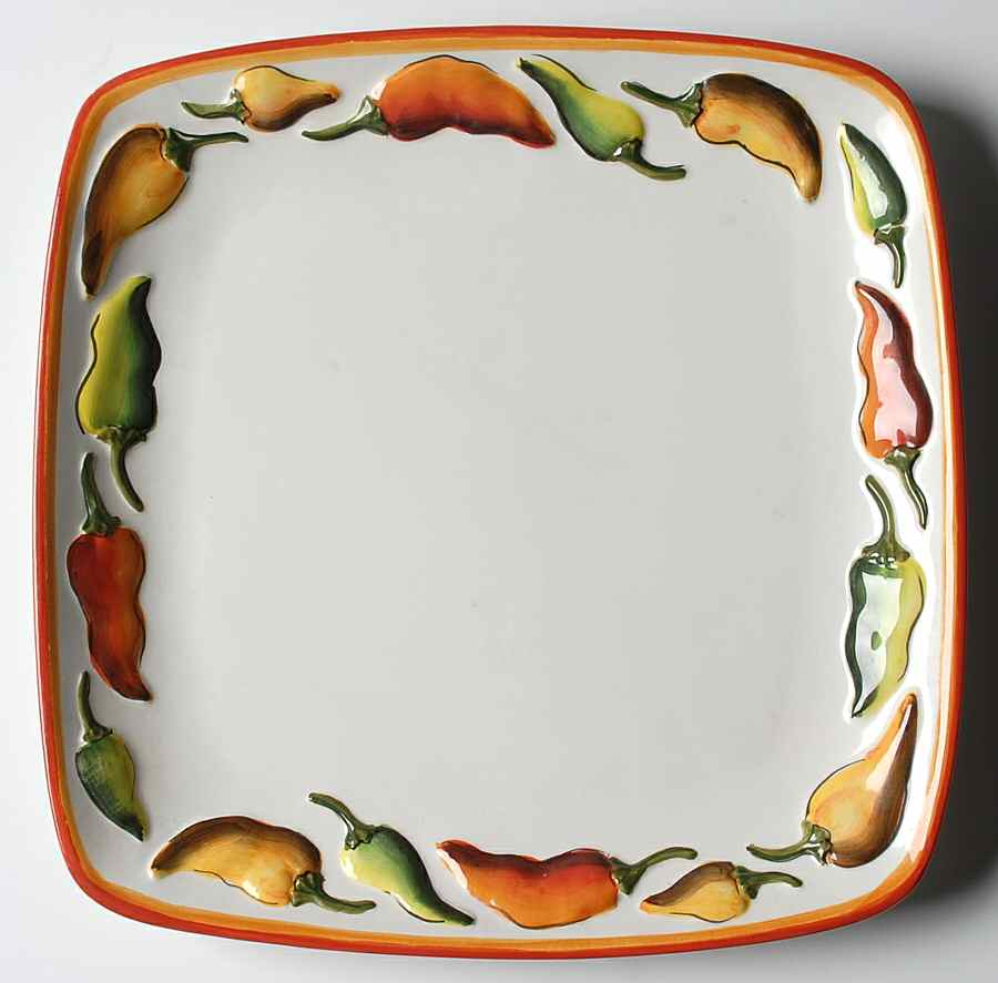La Mesa Dinner Plate by Clay Art-1