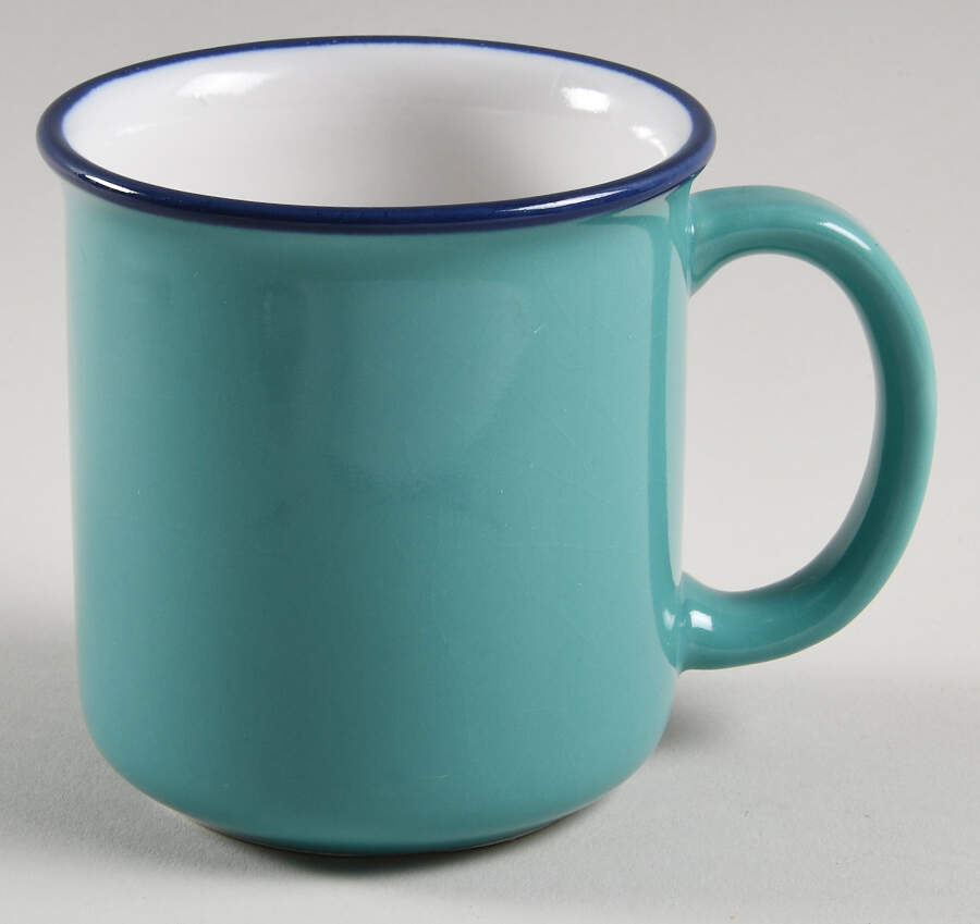 Festivo Green Blue Mug by Corning Corelle-1