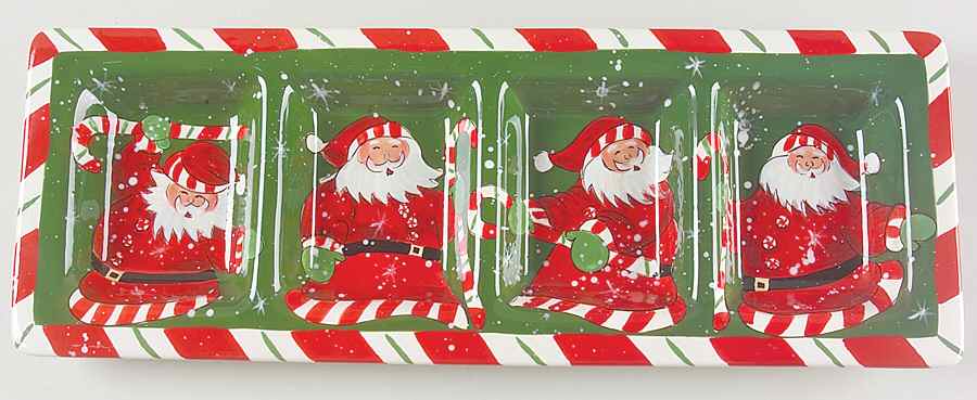 Peppermint Santa 4 Part Relish by Certified International-1