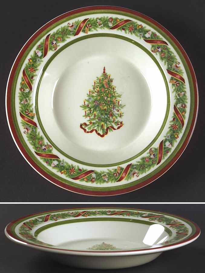 Christopher's Tree (Colombia) Large Rim Soup Bowl by Christopher Radko-1