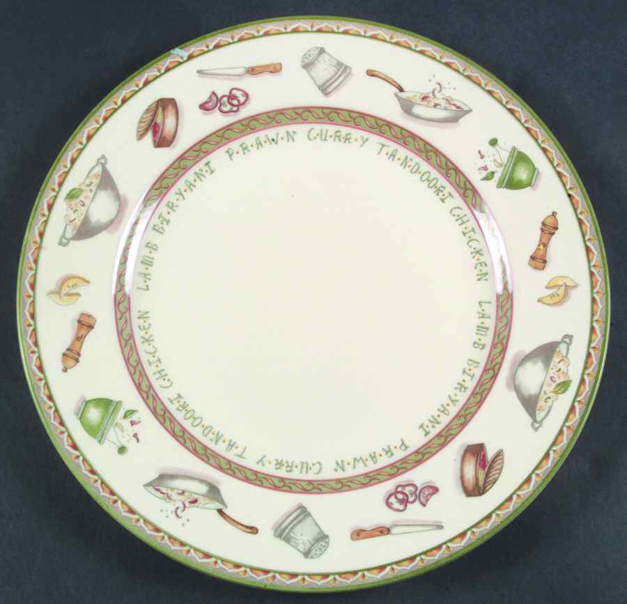 Indian Dinner Plate by Creative (England)-1