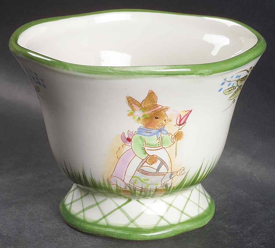 Bunny Blossoms Individual Ice Cream Dish by Certified International-1