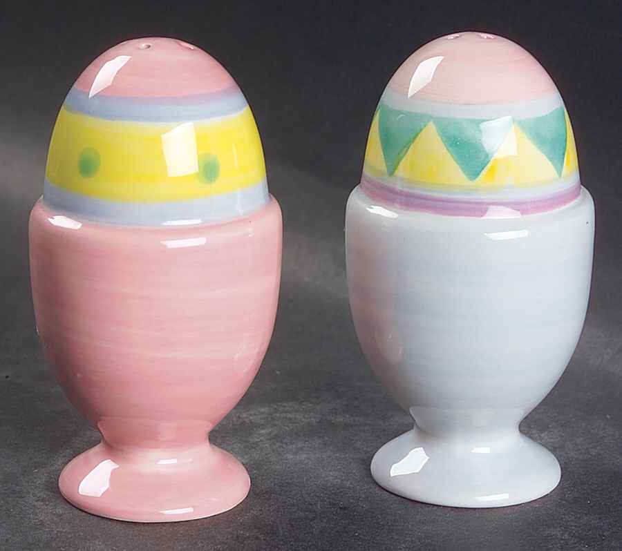 Bunny Blossoms Figural Salt and Pepper by Certified International-1