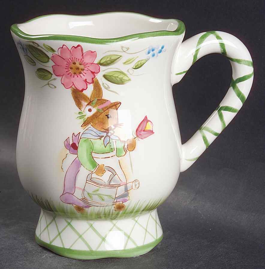 Bunny Blossoms Mug by Certified International-1