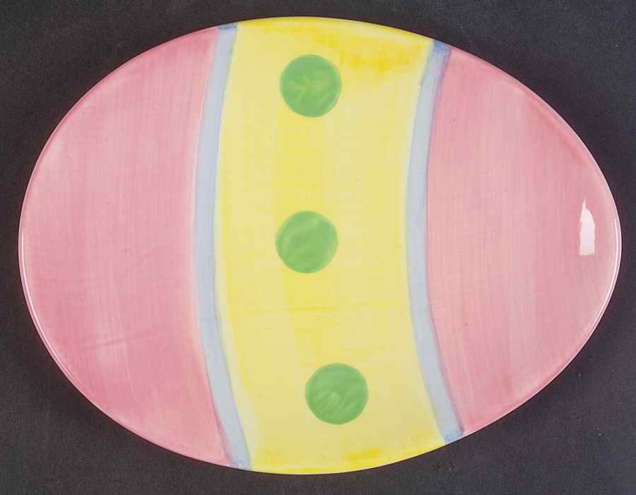 Bunny Blossoms Plate-Candy by Certified International-1