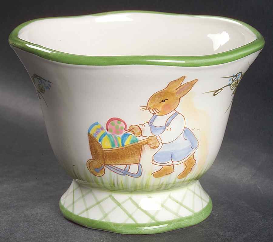 Bunny Blossoms Individual Ice Cream Dish by Certified International-1