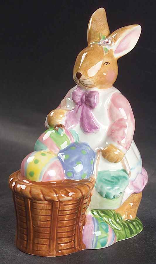 Bunny Blossoms Bunny Daughter Figurine by Certified International-1