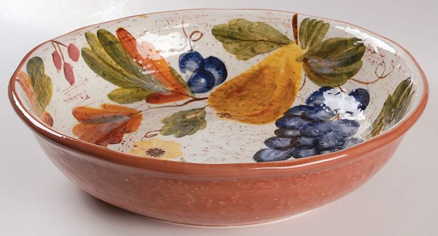 Sorrento 14" Round Vegetable Bowl by Certified International-1