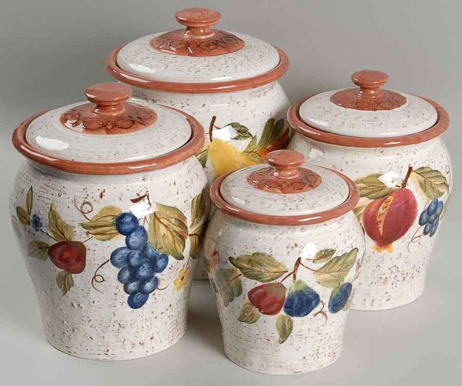 Sorrento (4 Piece) Canister Set (Box Set) by Certified International-1