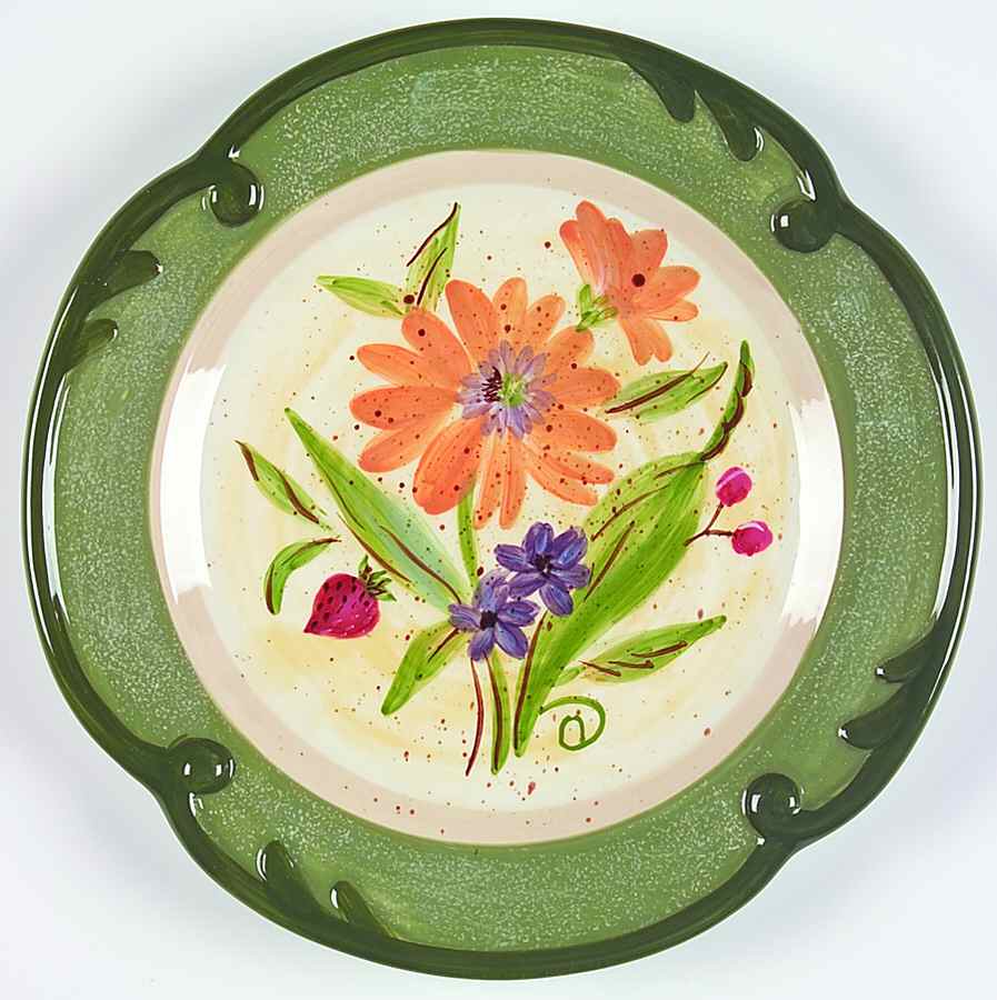 Bouquet Dessert/Pie Plate by Certified International-1