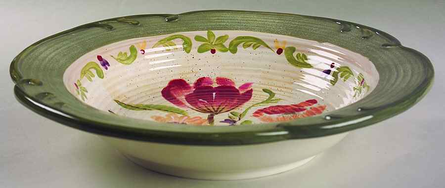 Bouquet 14" Round Vegetable Bowl by Certified International-1