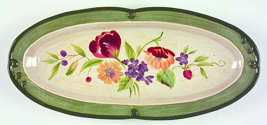 Bouquet 20" Fish Platter by Certified International-1