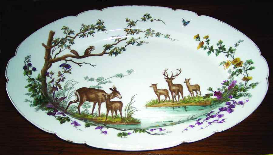 CHF1338 17" Oval Serving Platter by Charles Field Haviland-1