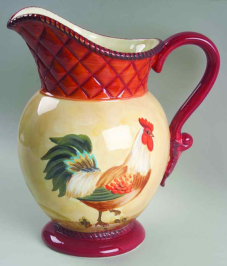 Tuscan Rooster 96 Oz Pitcher by Certified International-1