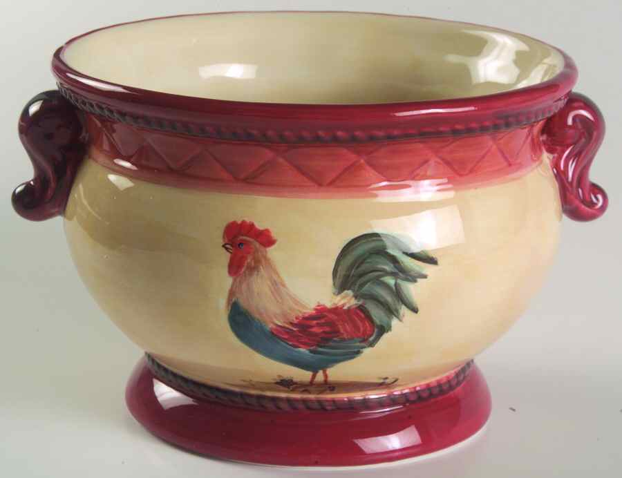 Tuscan Rooster Individual Ice Cream Dish by Certified International-1