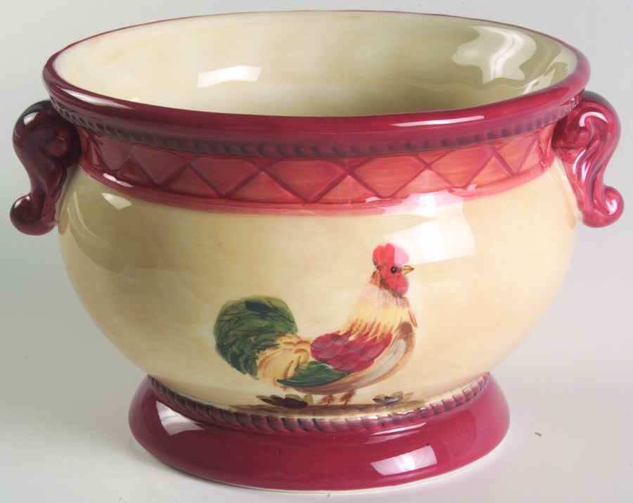 Tuscan Rooster Individual Ice Cream Dish by Certified International-1