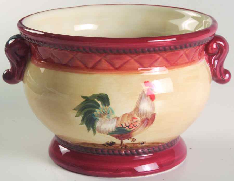 Tuscan Rooster Individual Ice Cream Dish by Certified International-1