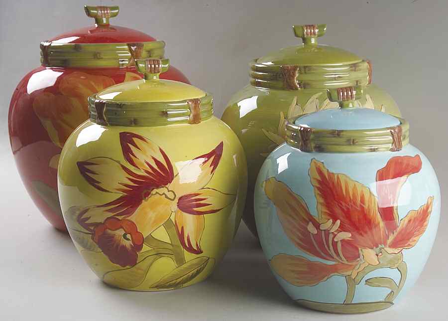 Amazon (4 Piece) Canister Set (Box Set) by Certified International-1