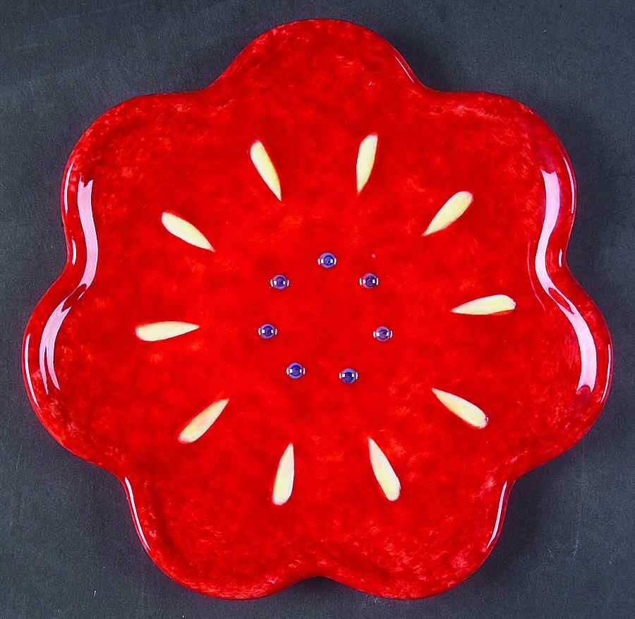 Poppies Dessert/Pie Plate by Certified International-1