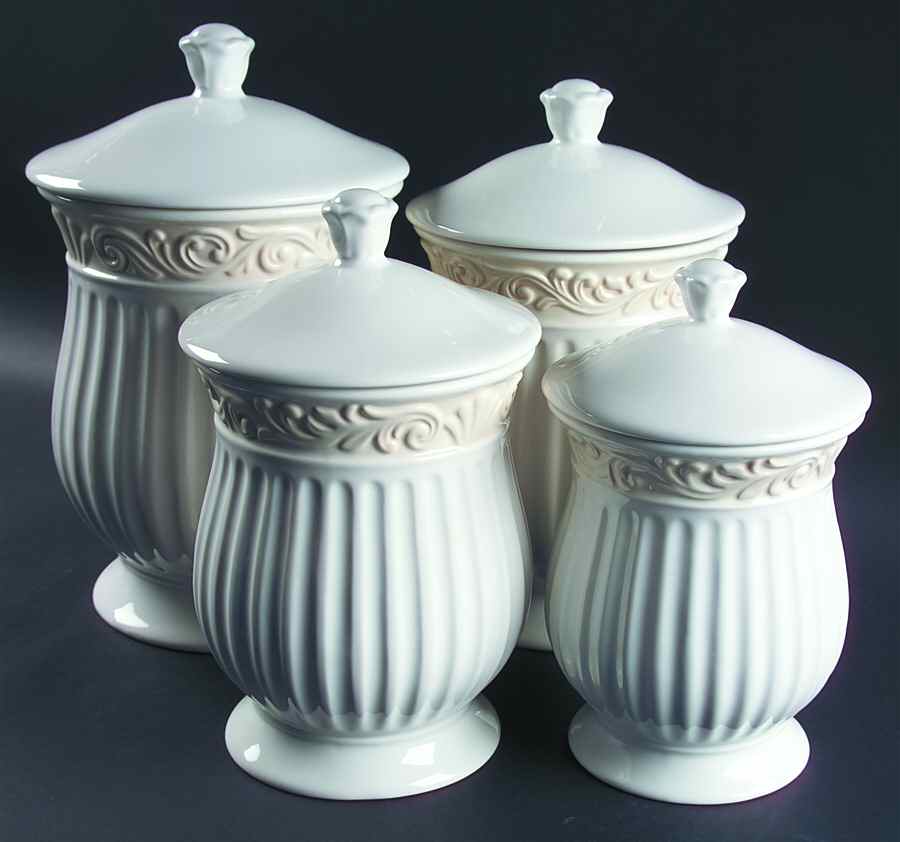 Essex (4 Piece) Canister Set (Box Set) by Certified International-1