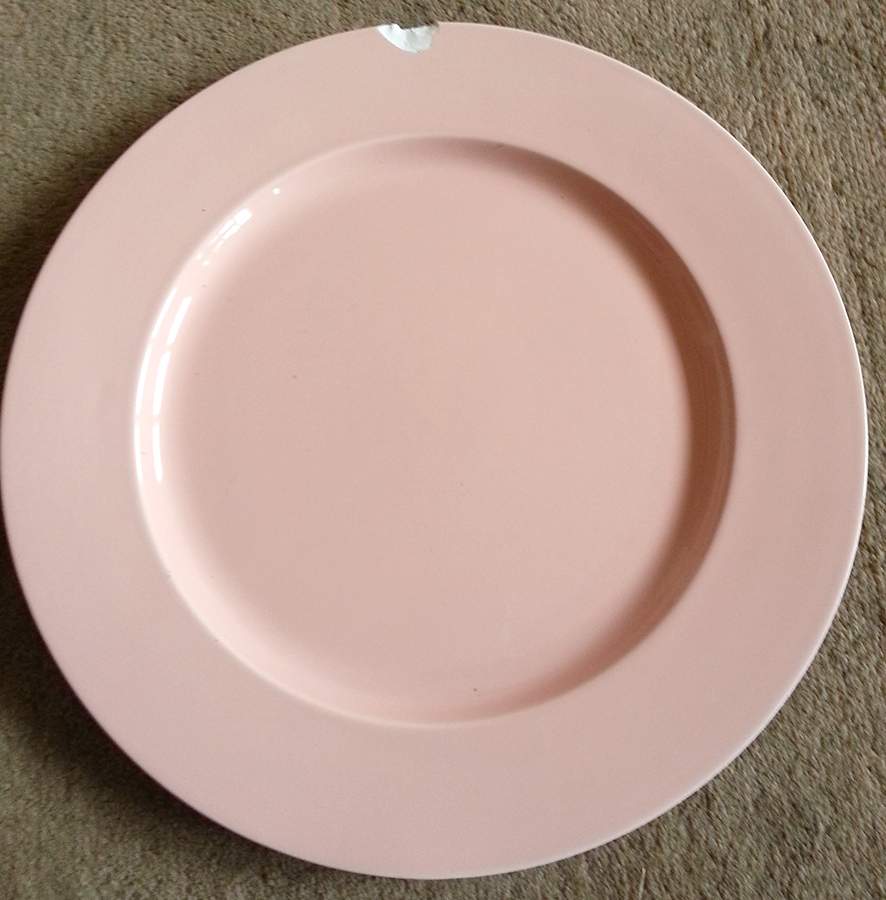 Laurel (Green, White&Pink) 12" Chop Plate (Round Platter) by The Cellar (China)-1